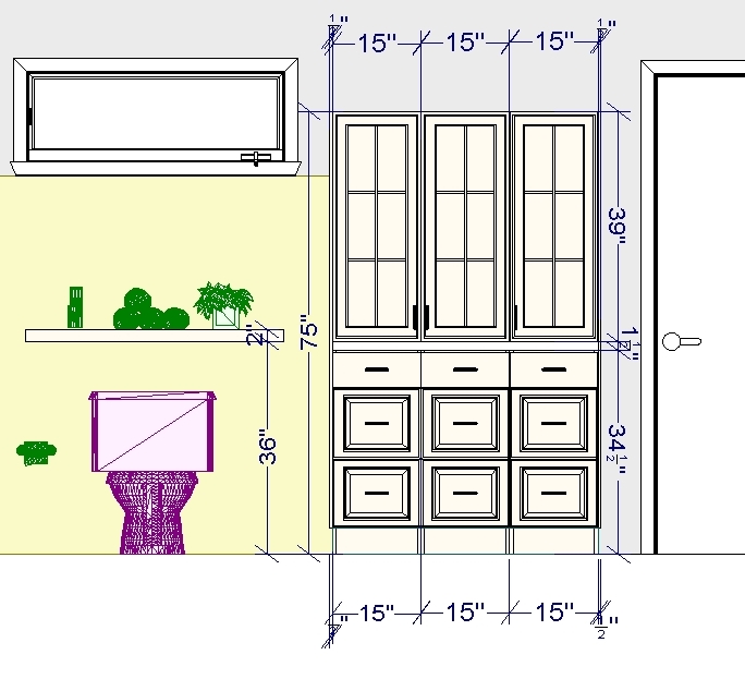 Linen Closet Dimensions Depth