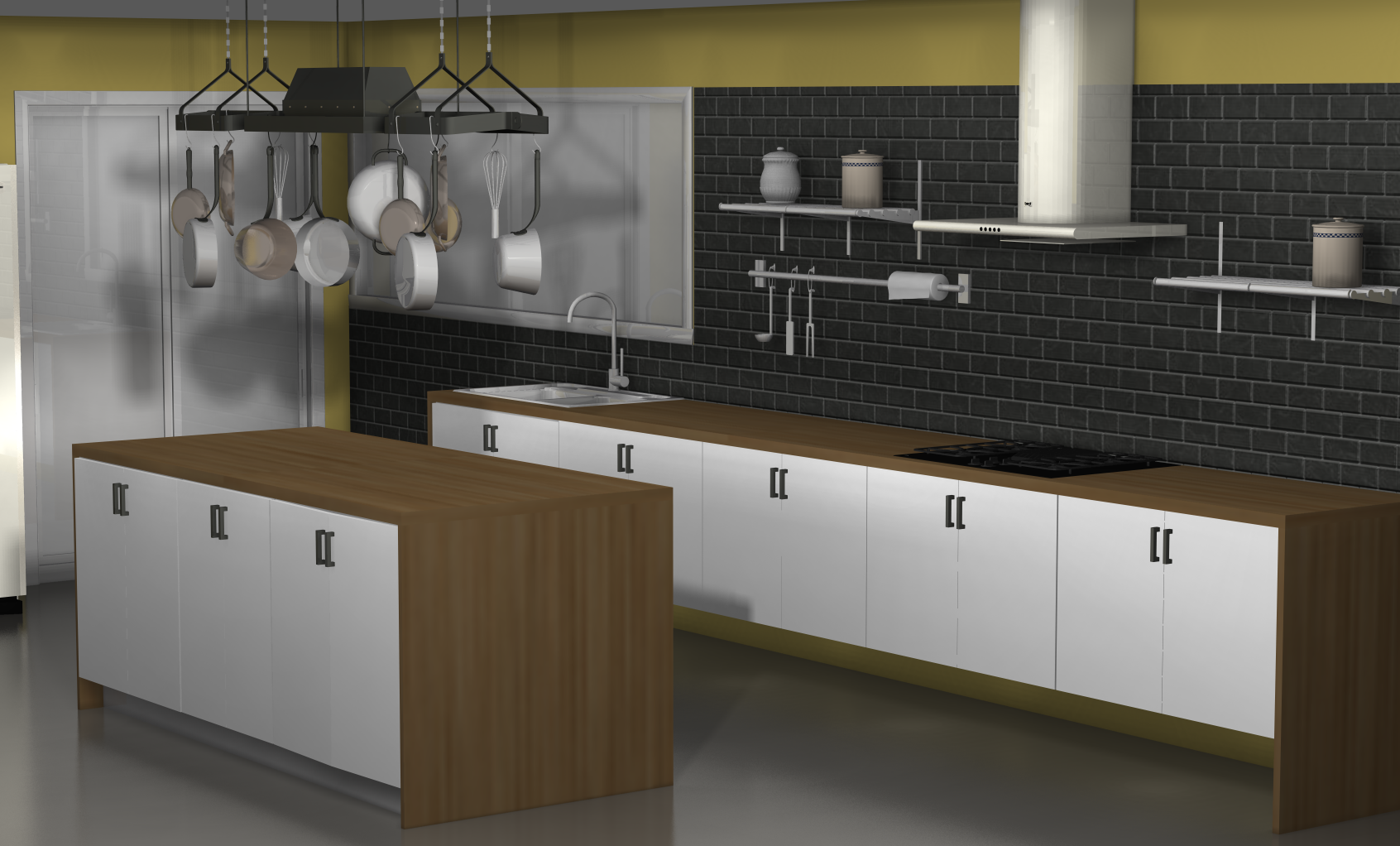 Kitchen design ideas an IKEA kitchen with fewer wall cabinets