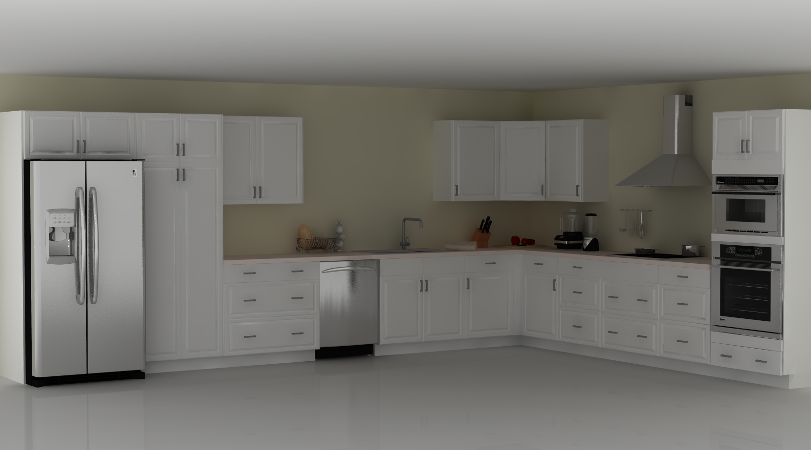 IKEA kitchen designer tips: pros and cons of an L-shaped layout ... L-shaped IKEA kitchen: An ...