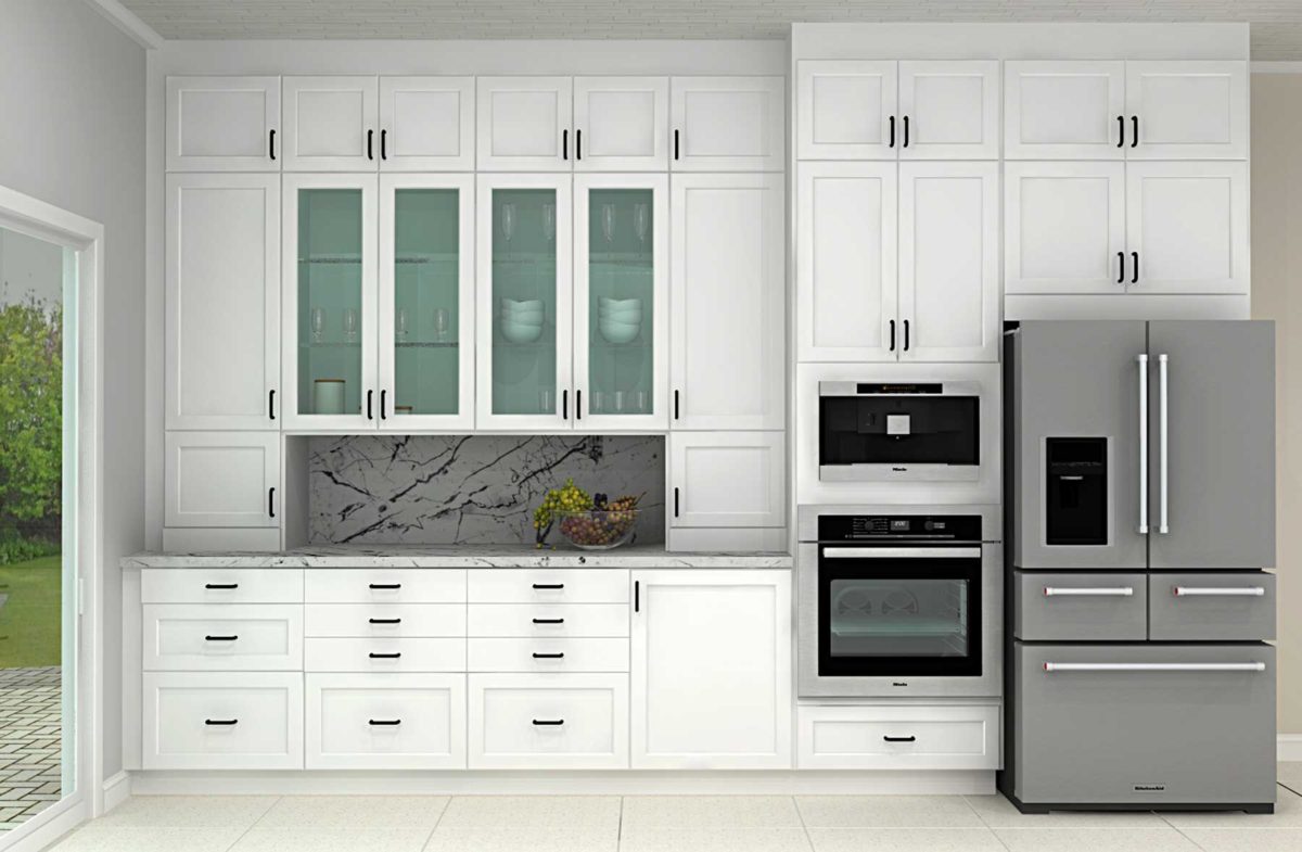 Get A Custom IKEA Kitchen With A Built In Hutch   1 Ikea Kitchen With A Built In Hutch 1200x785 