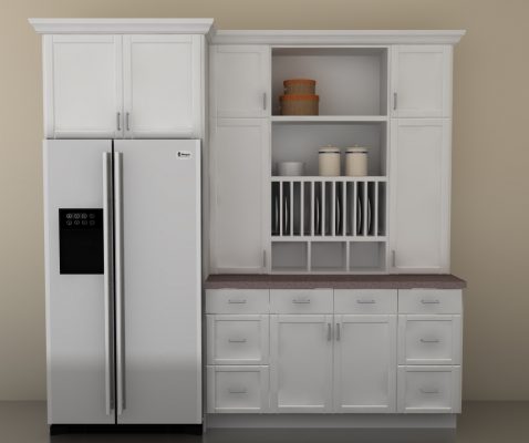 Get A Custom Ikea Kitchen With A Built In Hutch