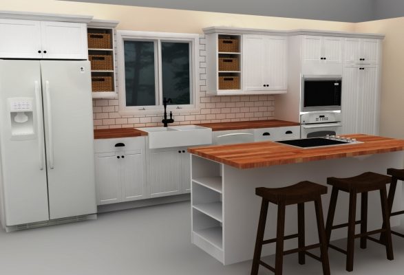 Take A Look At These IKEA Kitchen Ideas For Open Cabinets   V 14 587x400 