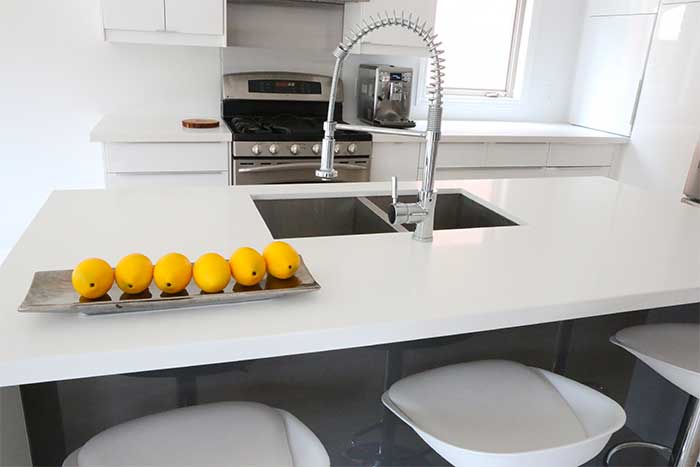 IKEA Kitchen Project - modern white kitchen