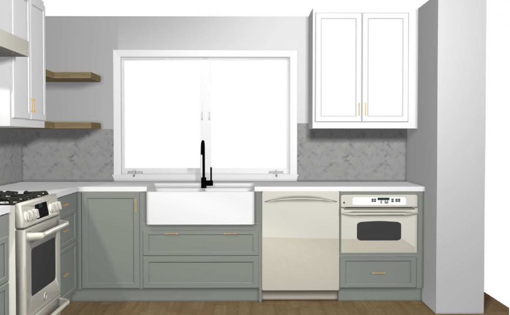 IKEA kitchen hack: a base cabinet for farmhouse sinks and ...