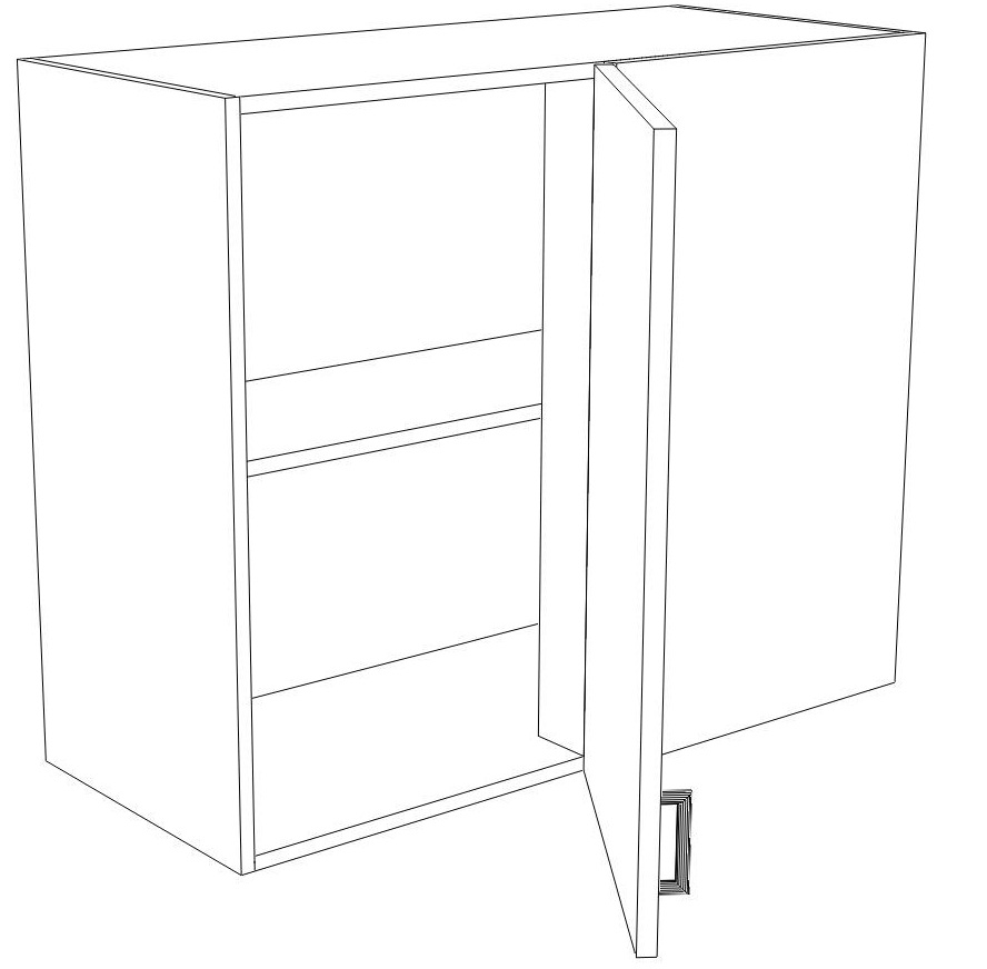 A Blind Corner Cabinet Solution For Irregular Kitchens - Ikea Sektion Corner Wall Cabinet Dimensions
