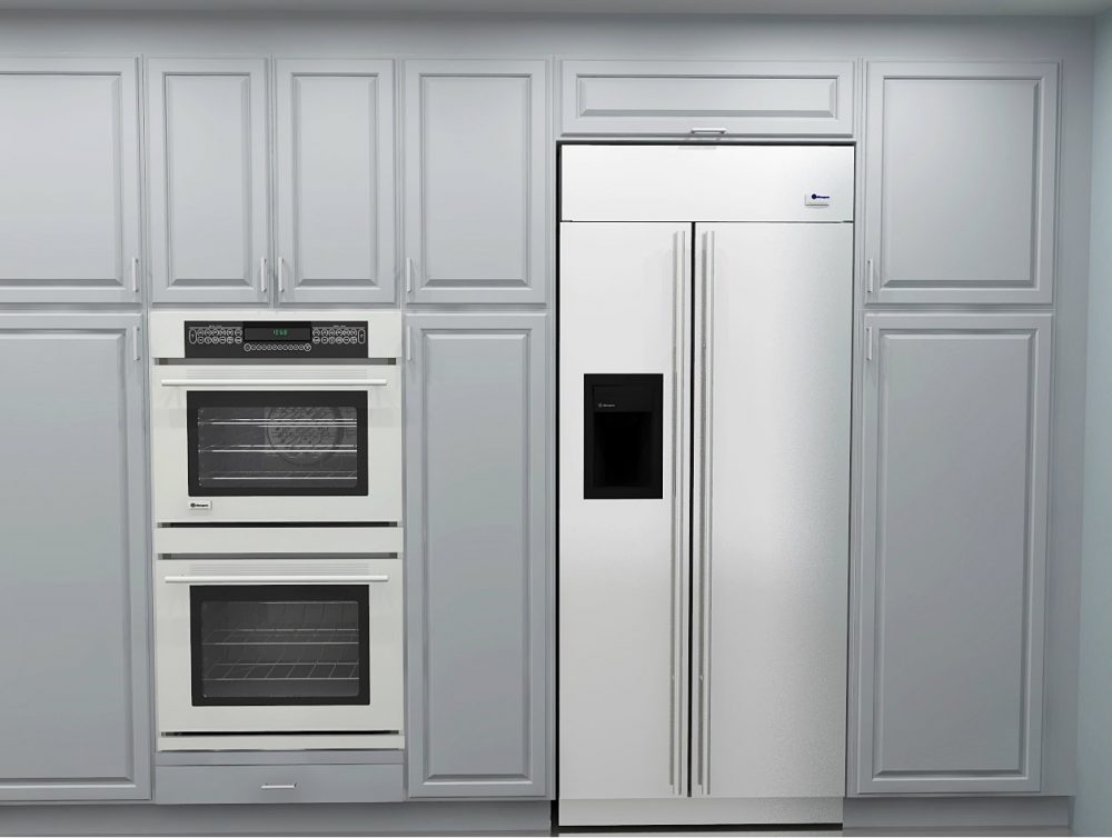 Over Fridge Cabinet, Ikea Refrigerator Cabinet Panel Installation