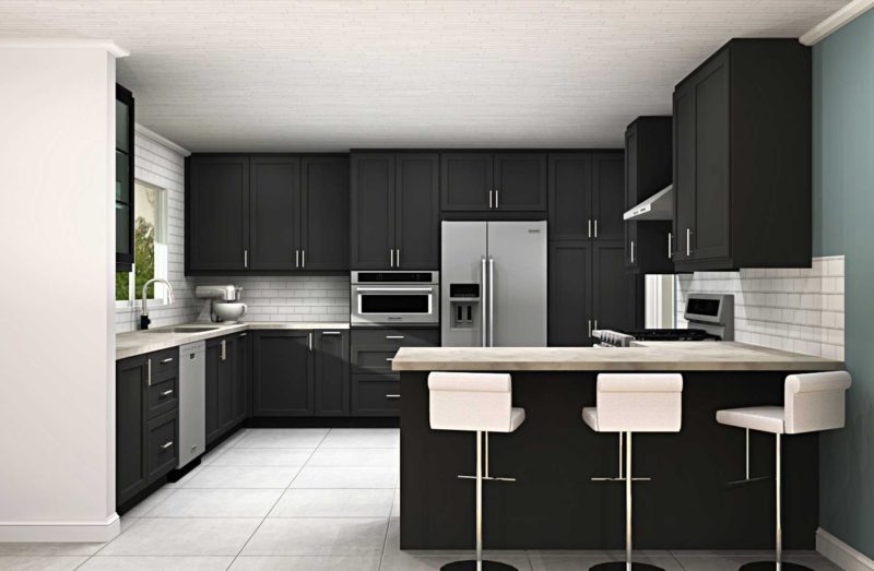 Tips for Designing a Black, Modern IKEA Kitchen