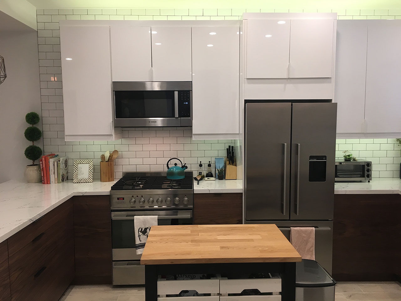 ikea kitchen mid century modern (6)