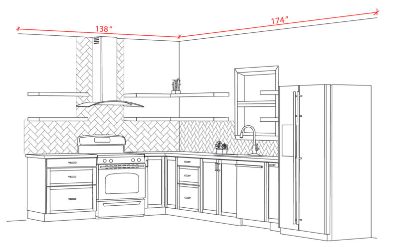 Three IKEA kitchen cabinet designs under $4,000