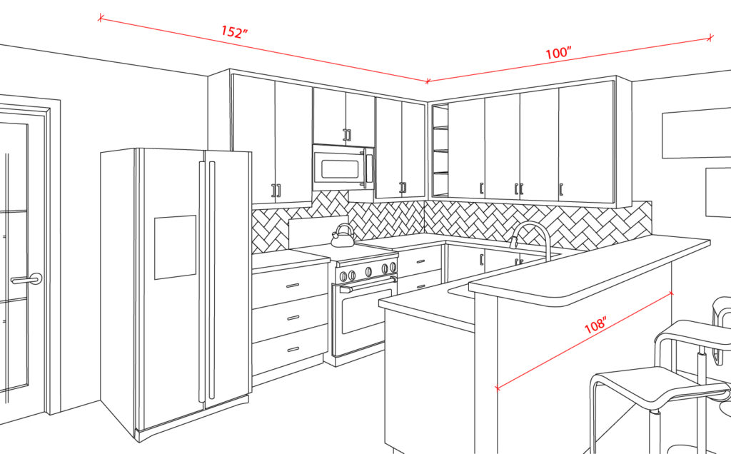 Three IKEA kitchen cabinet designs under $4,000