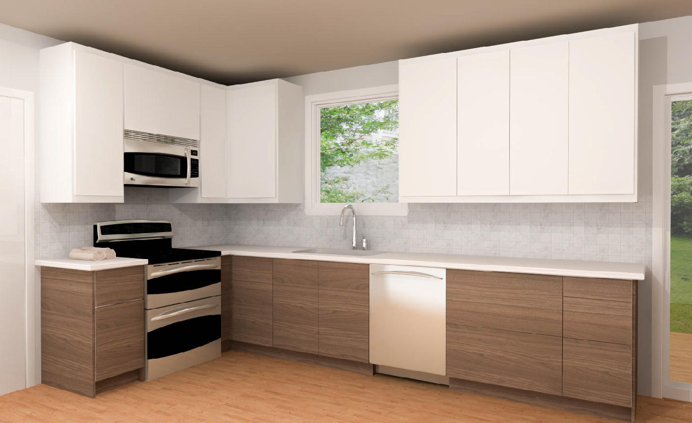 three ikea kitchens cabinet designs under $5,000 ikea