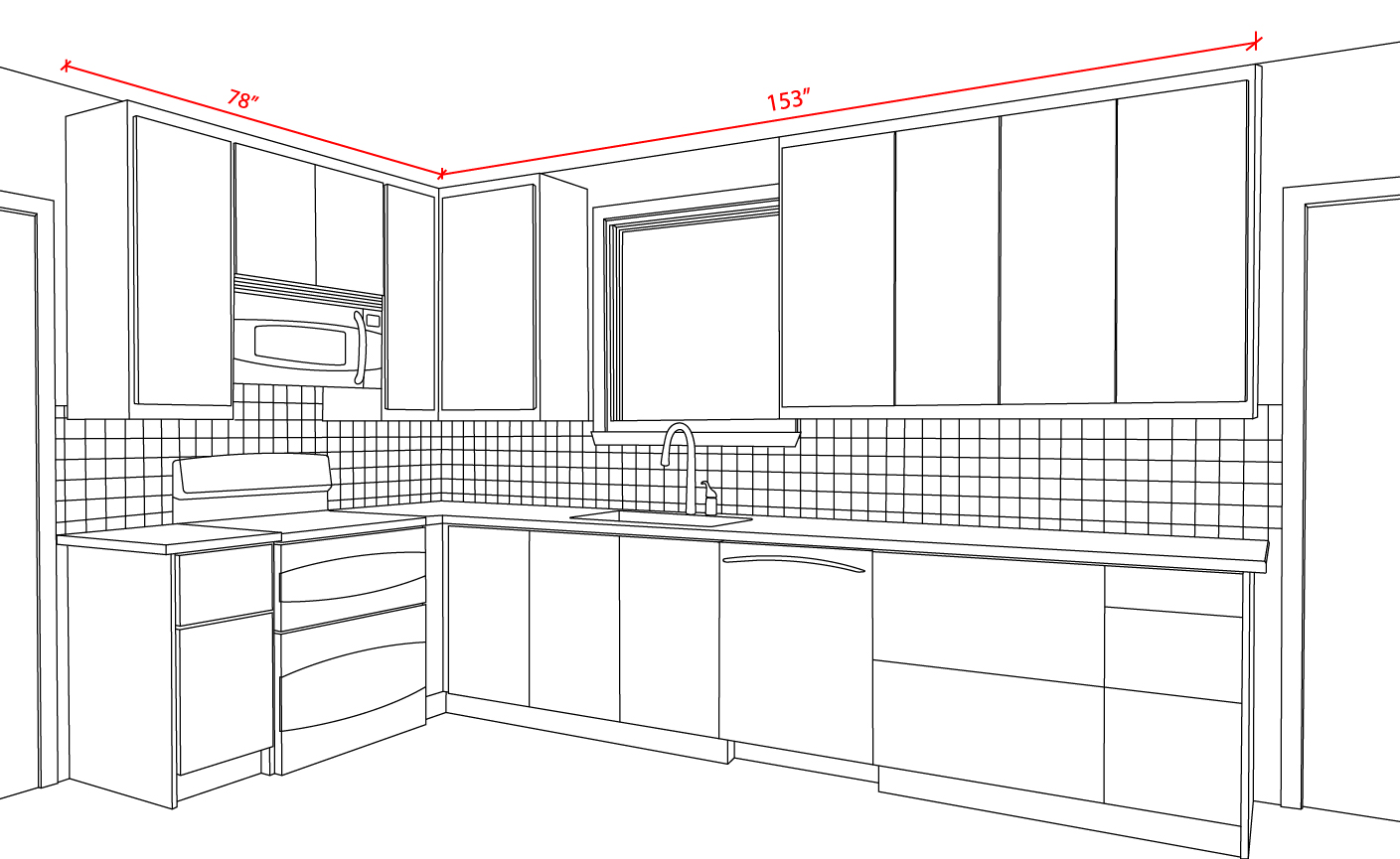 высота икеевской кухни со столешницей от пола