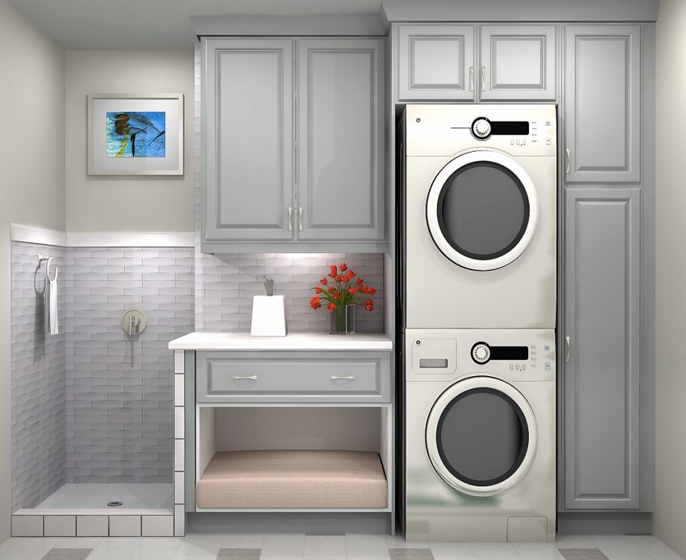 How To Create A Beautiful Space With IKEA Laundry Room Cabinets   IKEA BODBYN GRAY 1000x816 