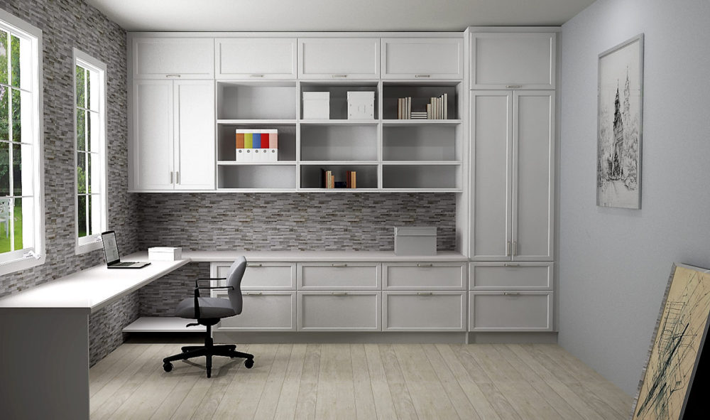 IKEA Cabinetry for Office Space 4