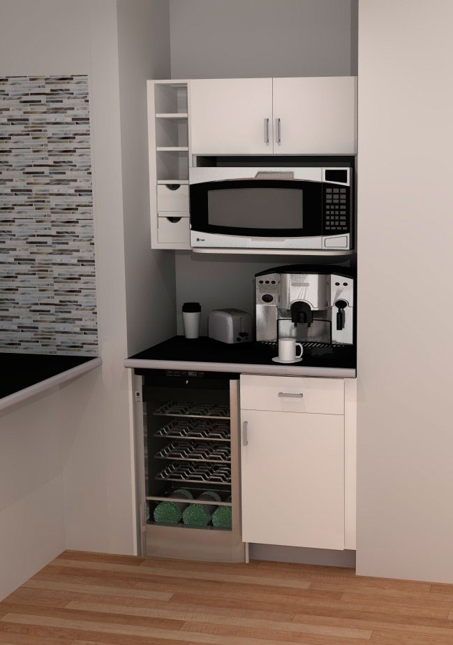 Coffee Station IKEA Cabinets