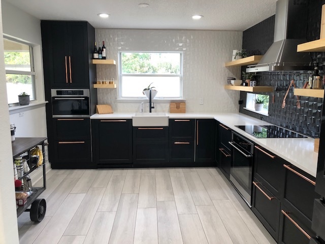 Customer Remodels IKEA Kitchen with All Black Design