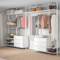 Three IKEA Closet Designs Under $4000 Using IKEA SEKTION Cabinets