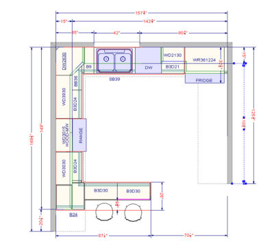 Converting An Architect's Kitchen Plan Into An IKEA Design + Price List