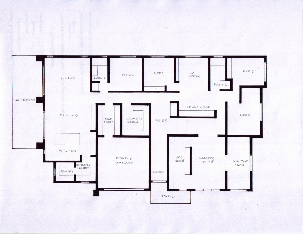 full house house floor plan