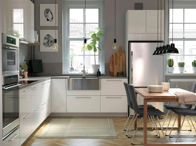 IKEA Kitchen with BREDSJON Sink