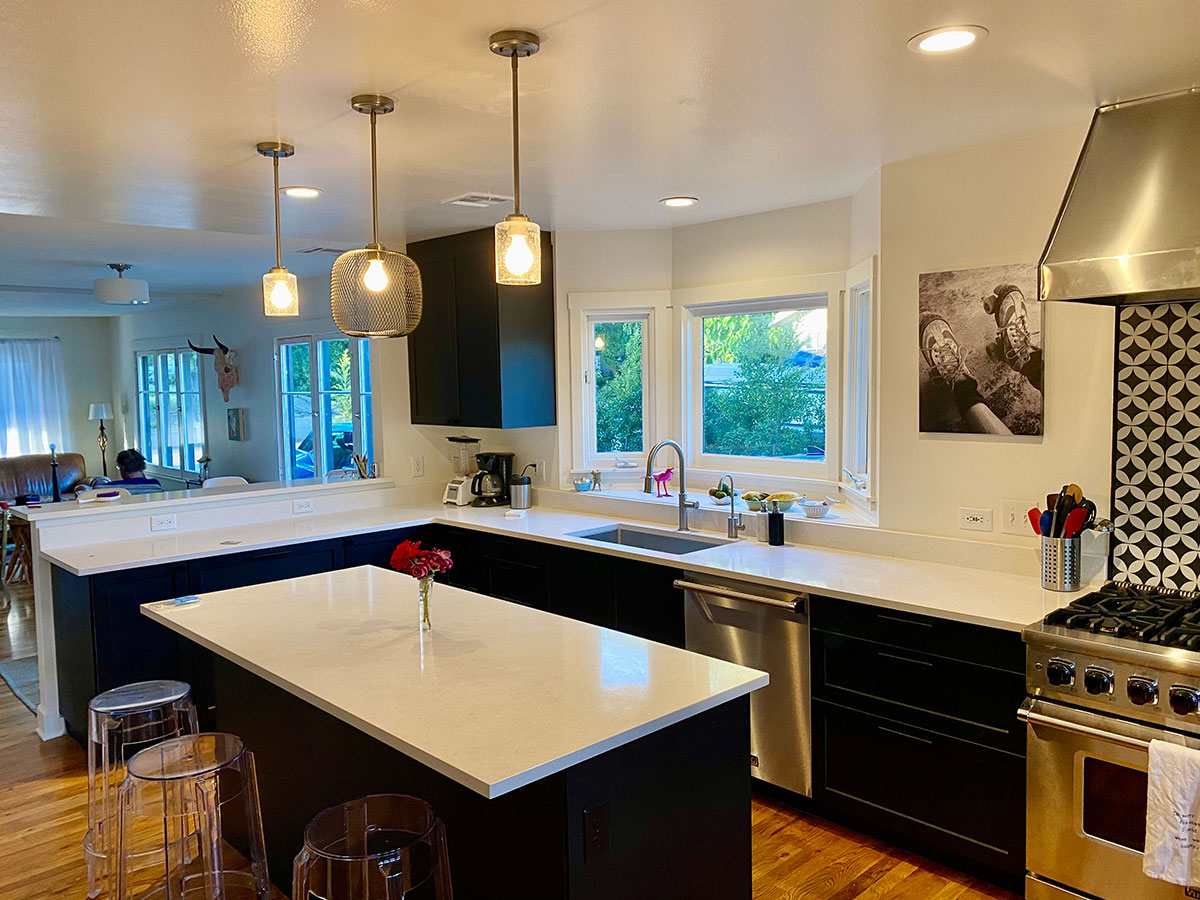 An Ikea Kitchen Island Design Gave A Big Boost To Her Kitchen