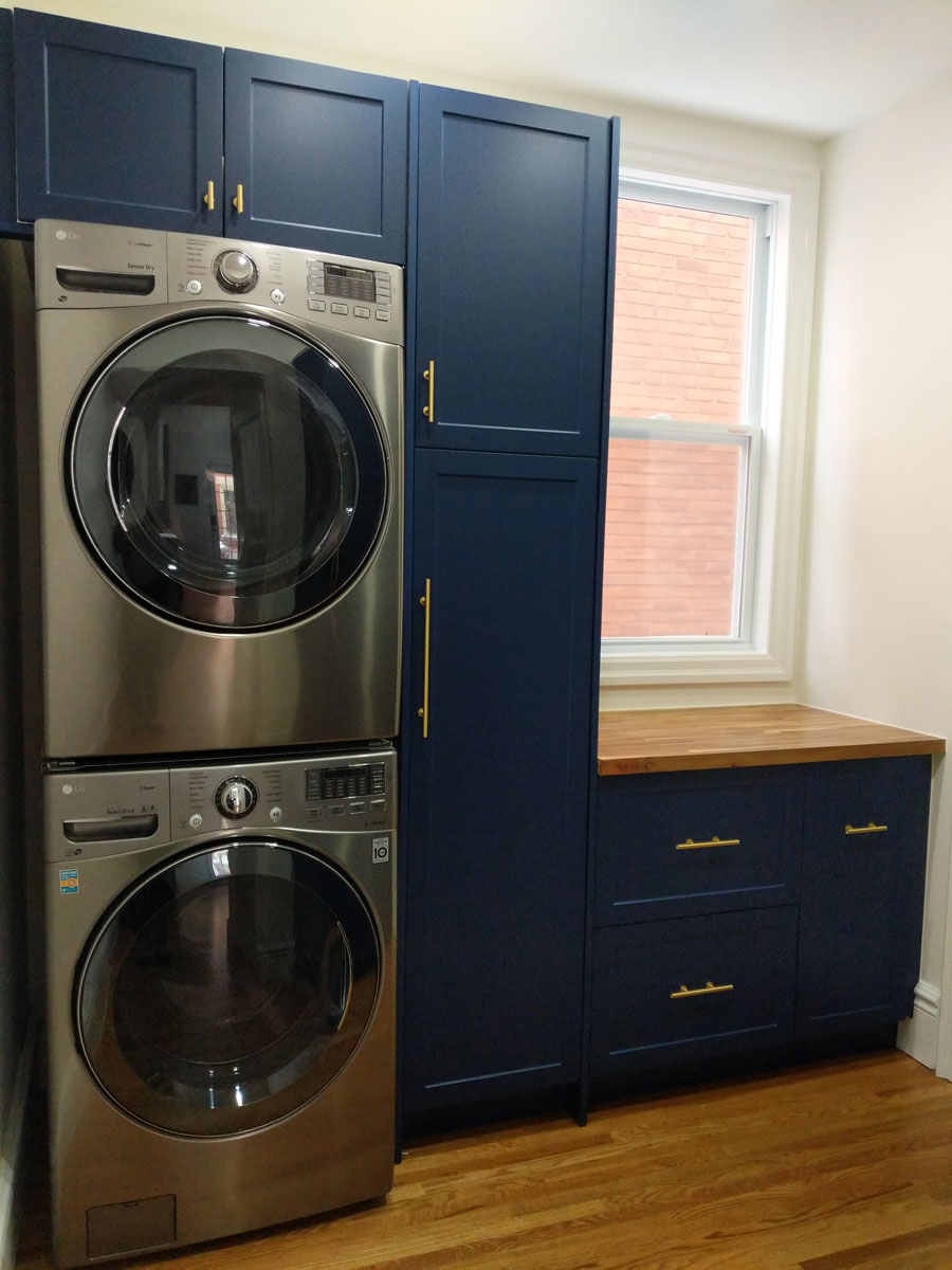 Washer Dryer in Kitchen