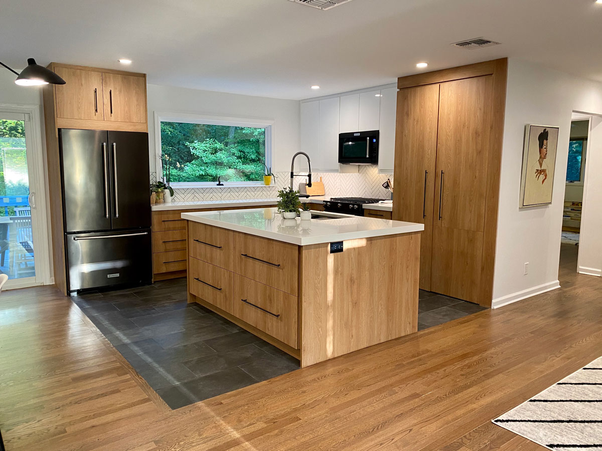 Kitchen Designs using IKEA's Laminate Butcher Block Countertops