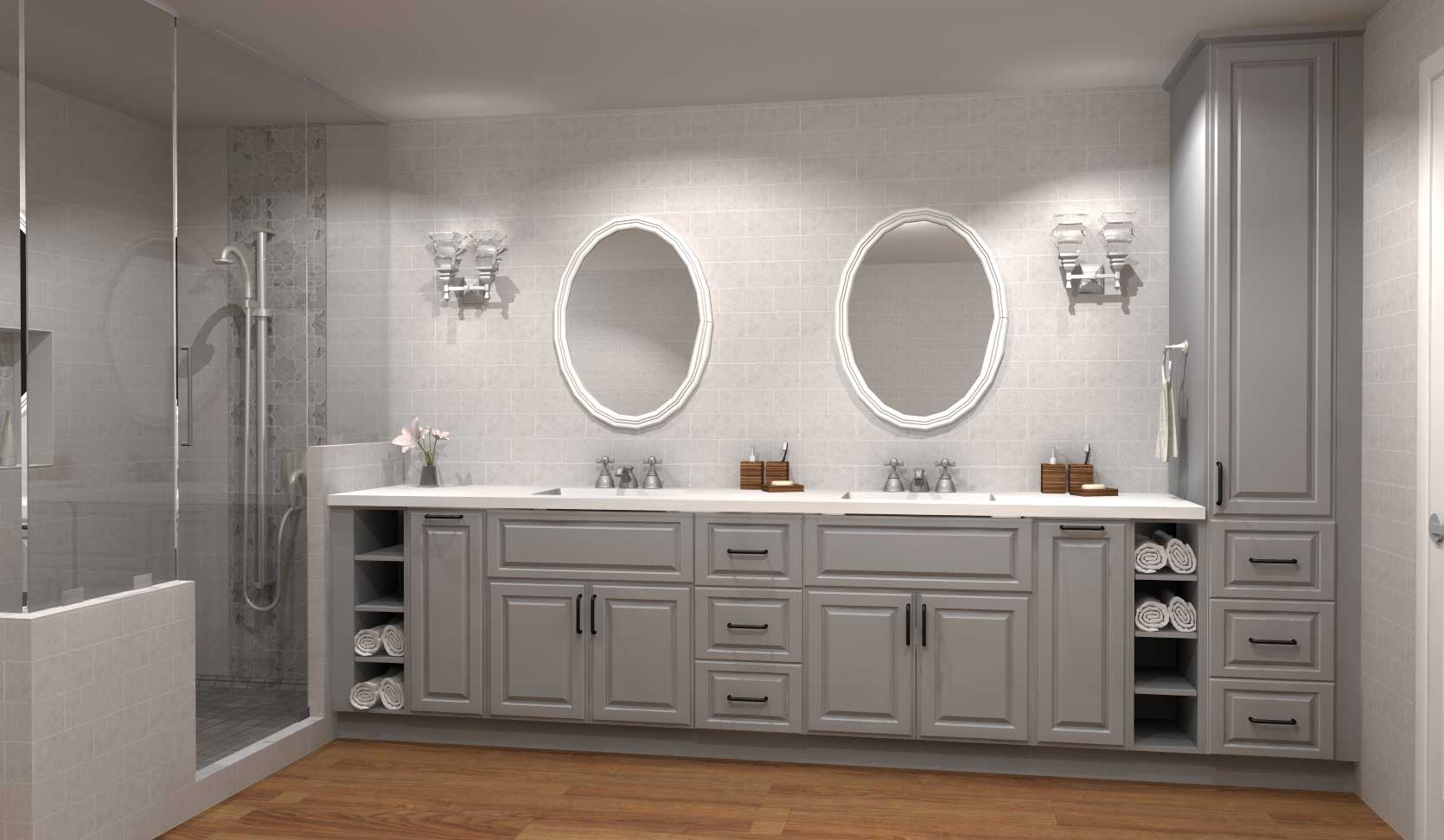 Designing Different Bathrooms with IKEA SEKTION Cabinetry