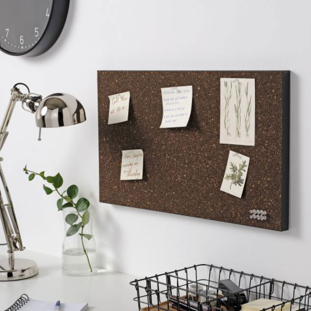 Cork Board with Pins