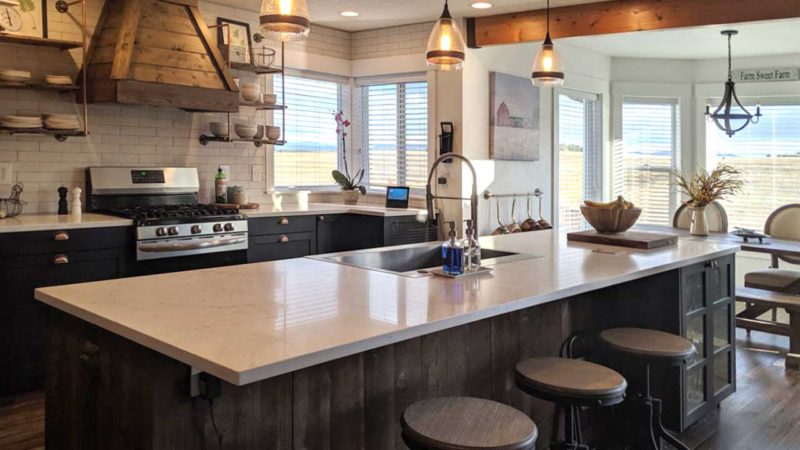 Couple Gives New Home a Rustic Country Kitchen with IKEA Products