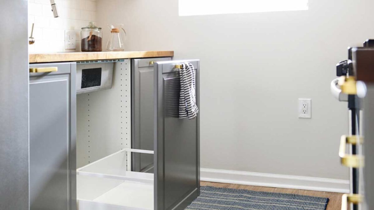 IKEA Garbage Bin WasteSorting Kitchen Design Tips