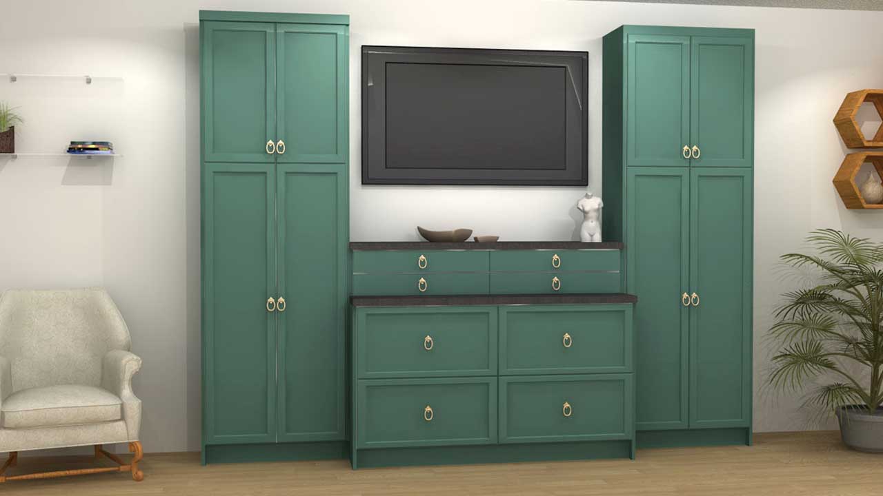 Tv Wall Unit With Ikea Kitchen Cabinets, Ikea Tv Cabinet Design