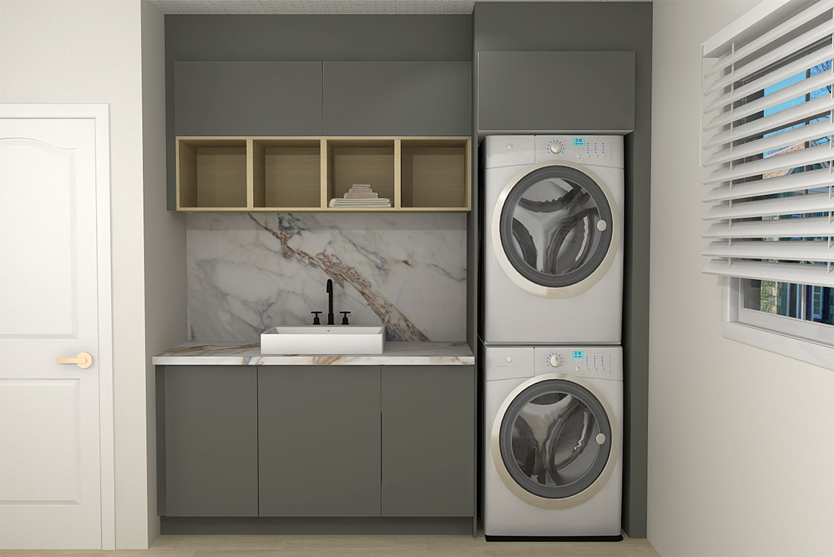 IKD Designer Shares Tips for An Affordable IKEA Laundry Room
