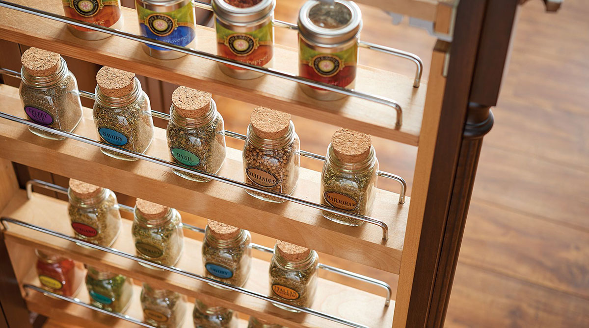 Skinny Pull-Out Spice Rack