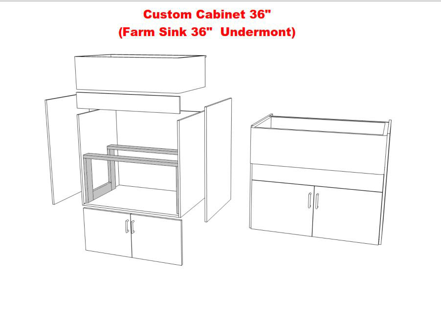 Custom Cabinet Farm Sink 04 