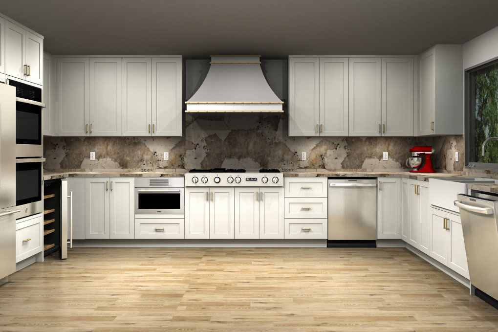 ikea kitchen cabinets rendering