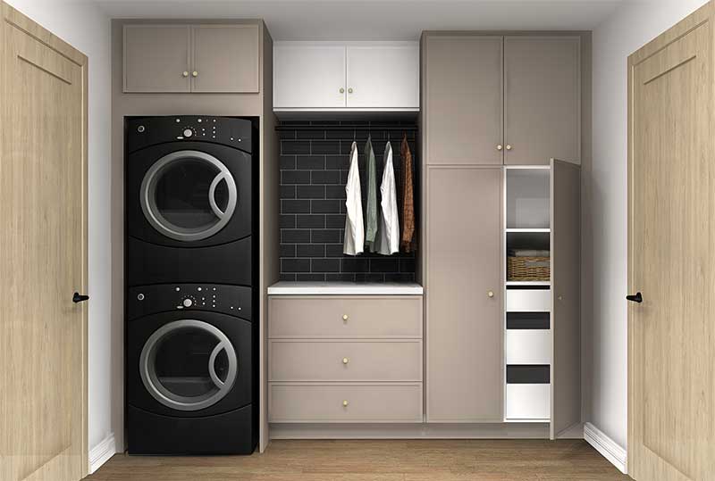 Washing machine and dryer cupboard online ikea