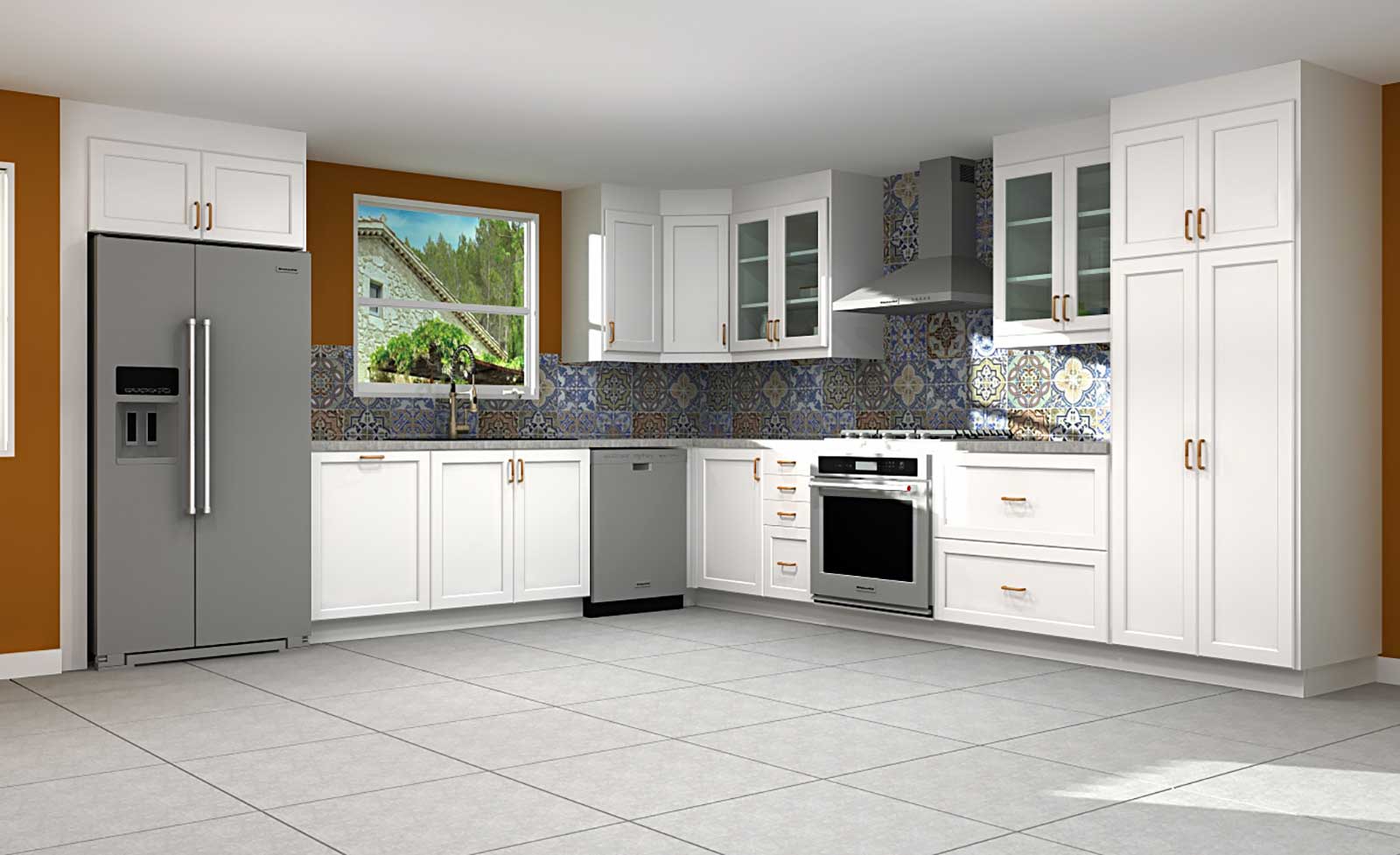 L Shaped Kitchen