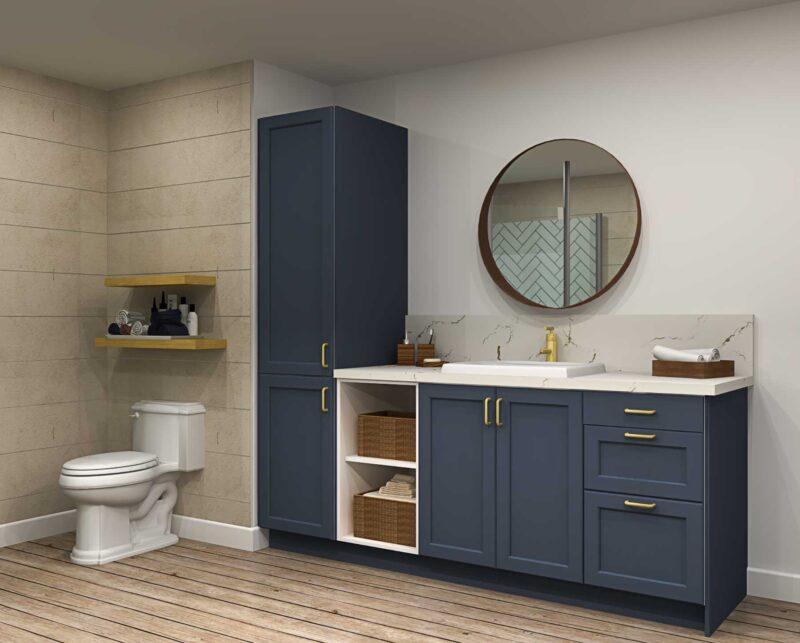 IKEA Bathroom Designs That Emphasize Storage