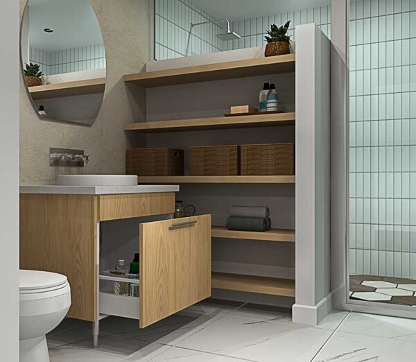 IKEA Bathroom Designs That Emphasize Storage
