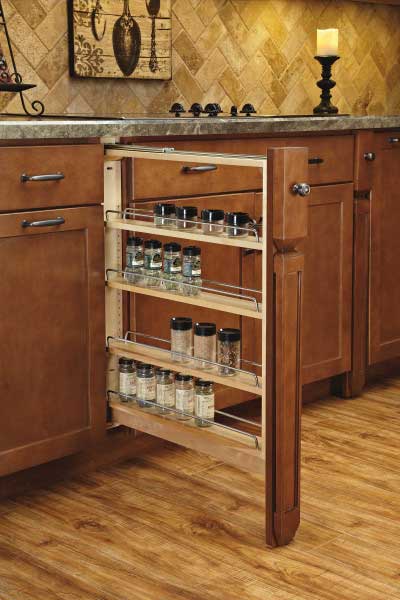 spice rack pullout cabinet