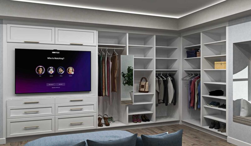IKEA Open Closets Look Like Built-In Cabinetry