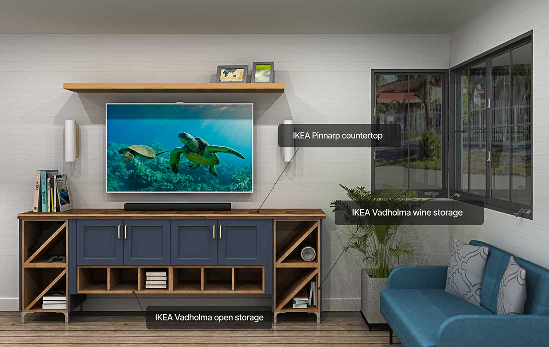 IKEA media center rendering