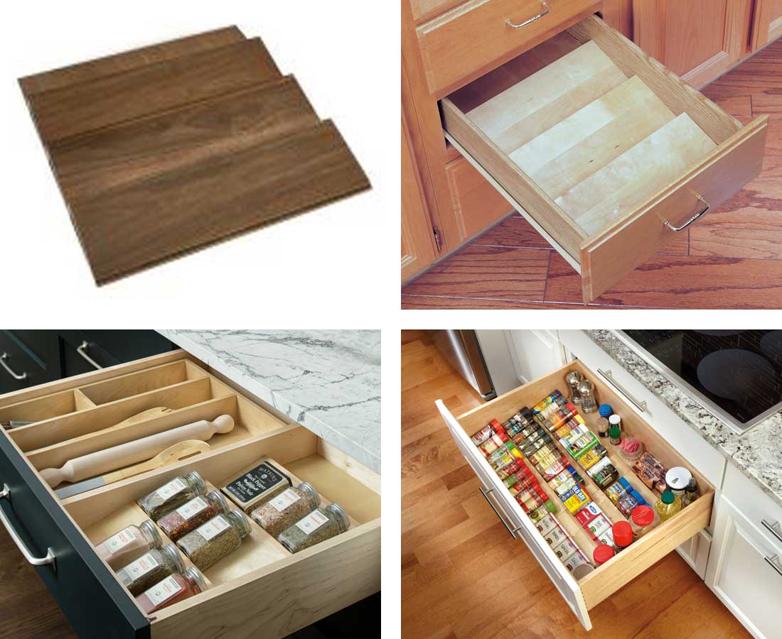 Spice drawer vs. spice rack