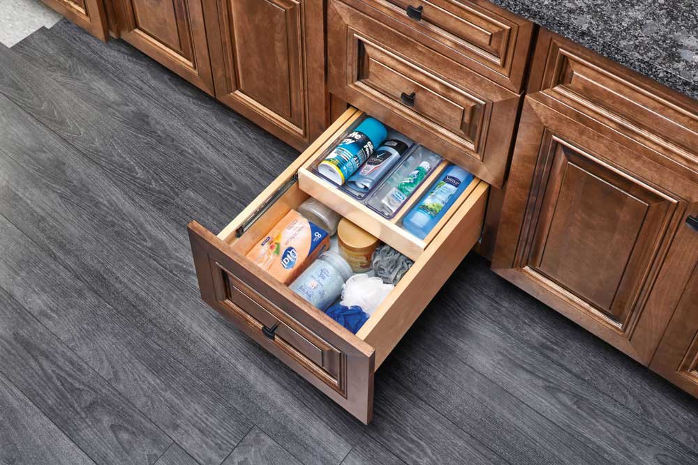 bathroom drawer organizer