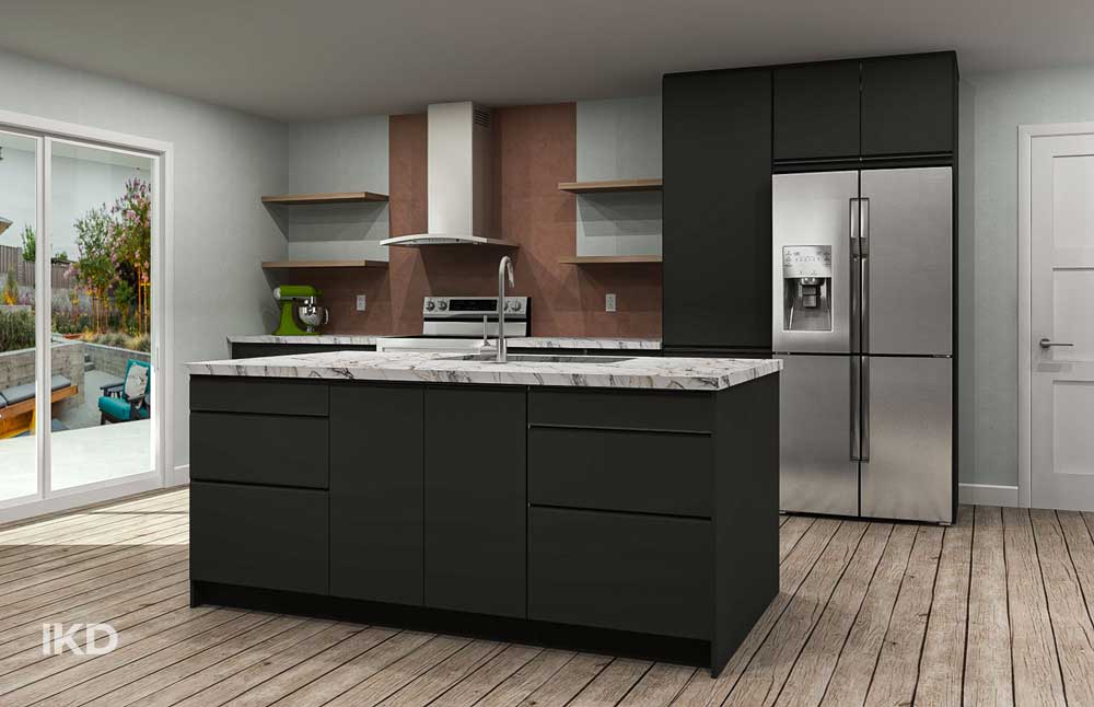 A professional kitchen design lets you complete your new kitchen with minimal help