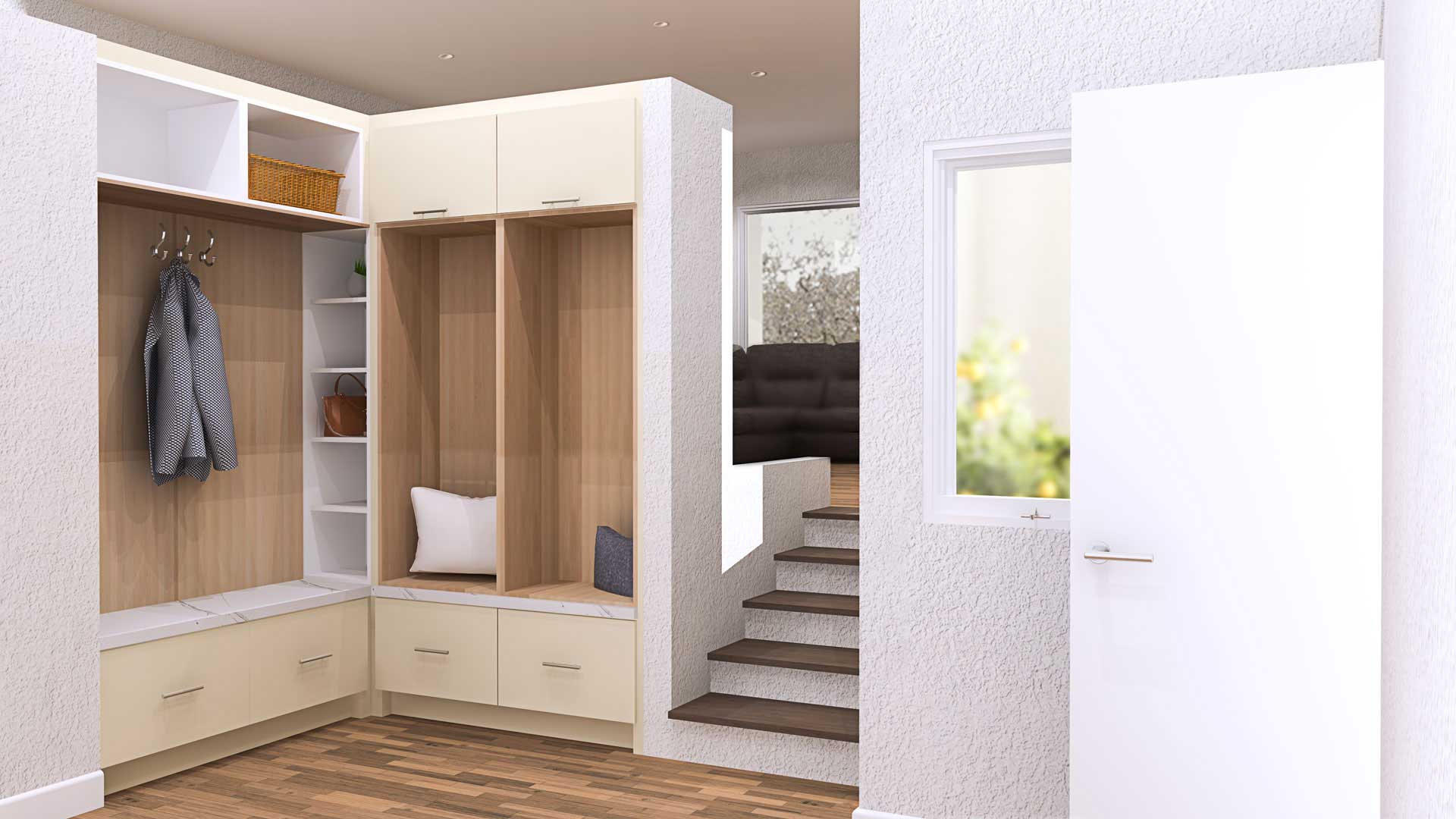 IKEA mudroom design concept and featured image