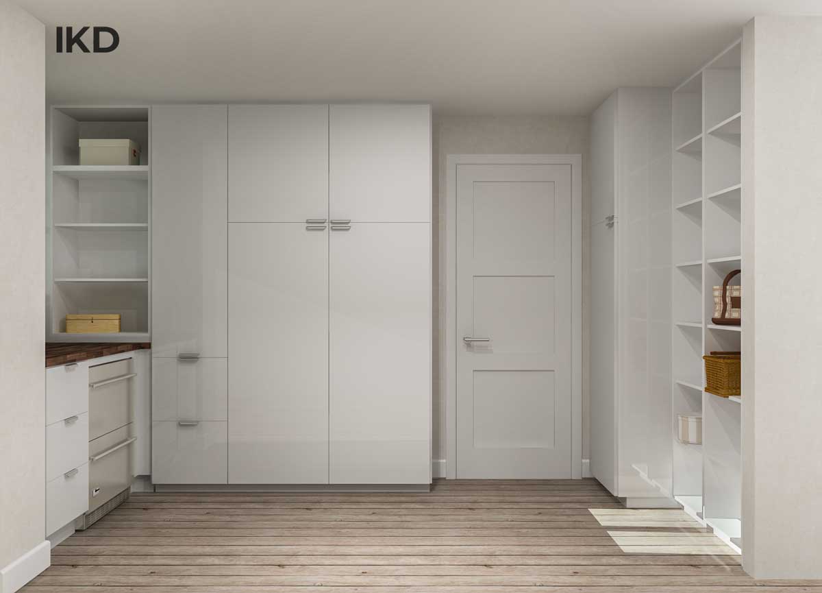 IKEA HAGGEBY cabinets with plenty of storage
