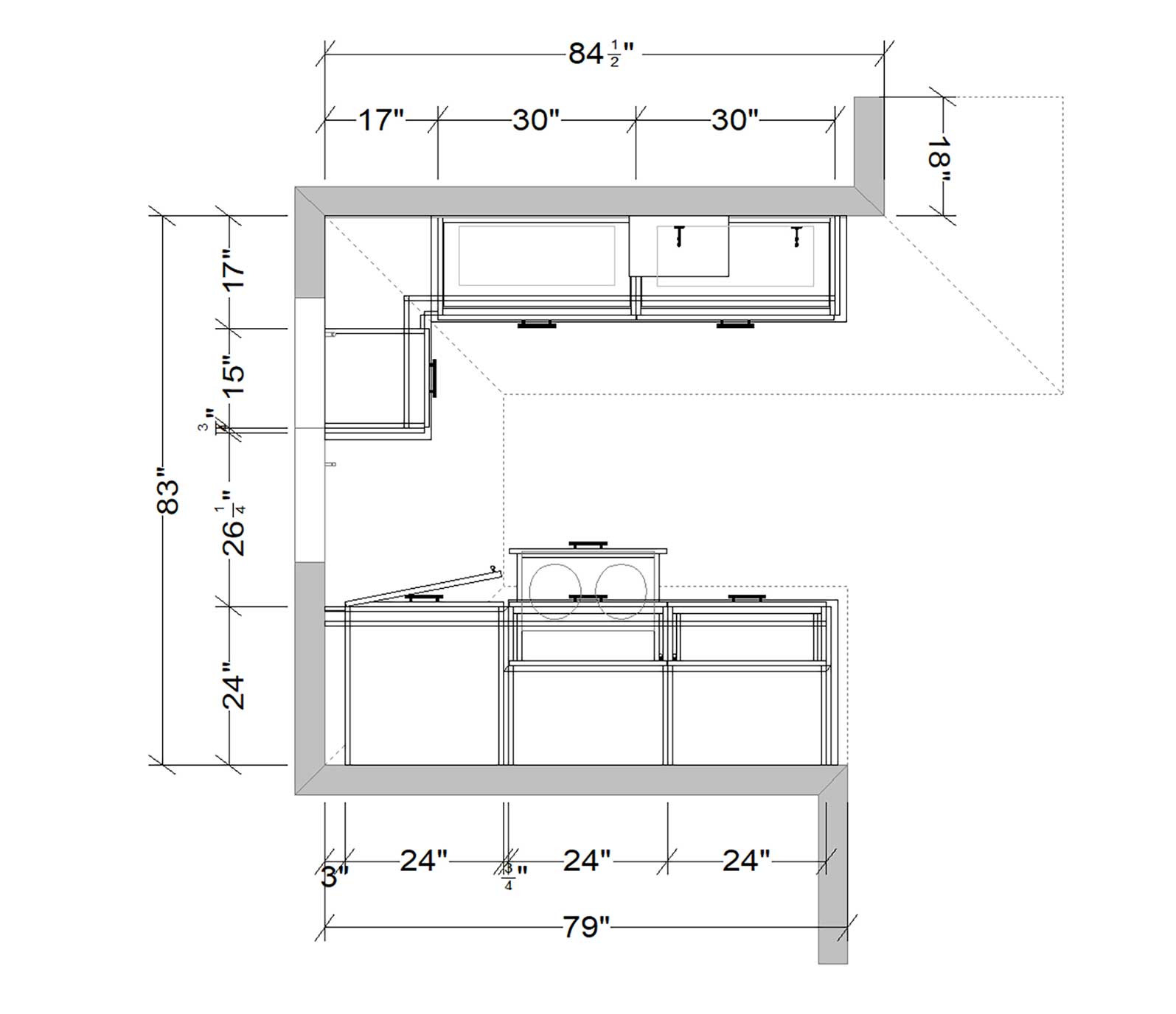 IKEA mudroom layout, design and measurements