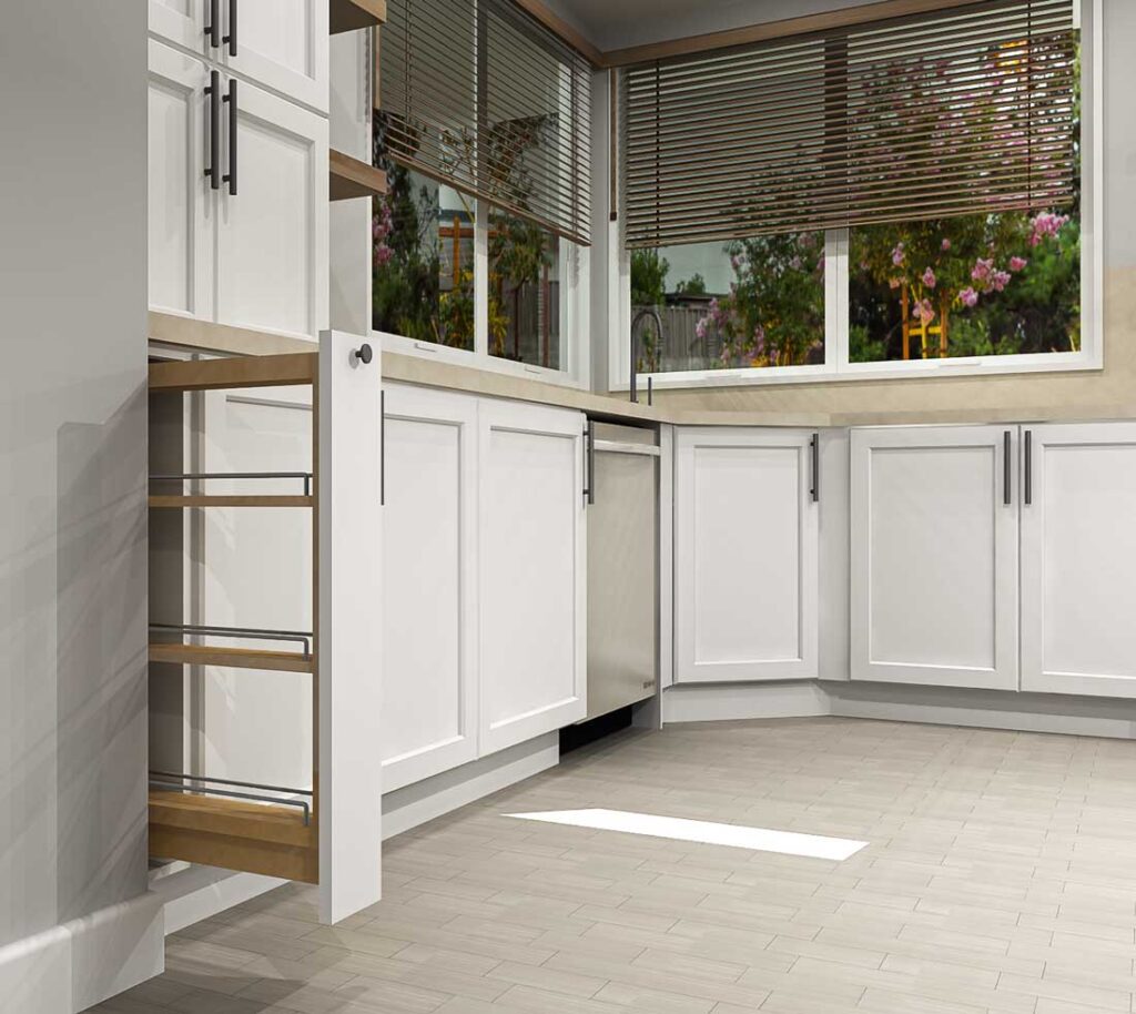 Rev-A-Shelf Adds Functionality to Visually Attractive IKEA Kitchen Designs